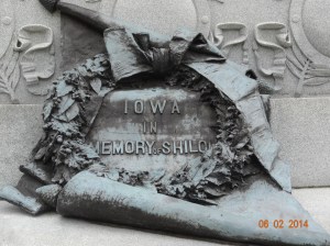 This is on the other side of the Iowa statue