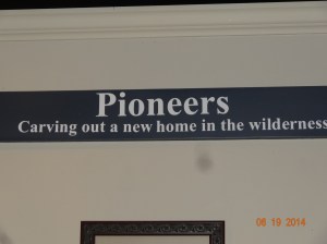 The museum covered several different time periods