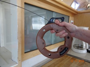 Me, shoving down the snake