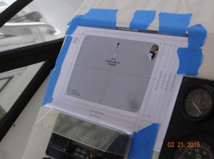 Tape down your template