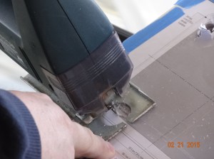 Be sure to follow the lines