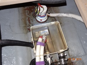 Shower sump pump