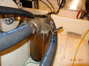 Sea Strainer with glass bottom