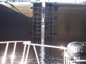 Opening the doors of Lock 19