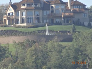 Cool house with foutain