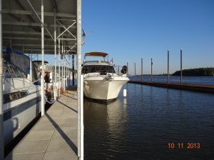 Our boat at Grafton Marina