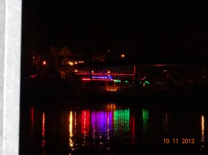 Cool Boat at night