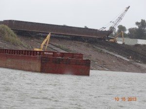 Barge lift to get coal out