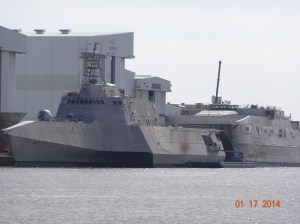 Army Ship in Mobile Bay