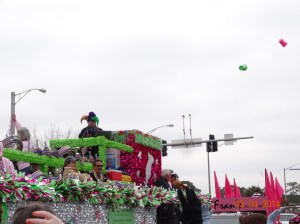 See the cups they are tossing?