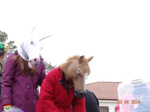 Cool! They even had horses on the floats!