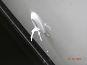 Icicles on our thruhulls