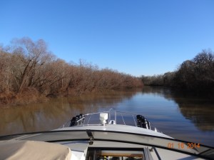 Anchorage looking out bow