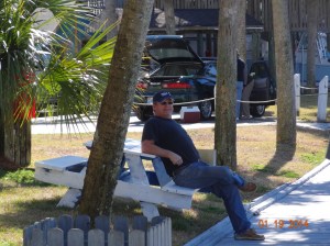 Gary, enjoying himself