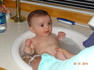 Bath time on the Touch of Class