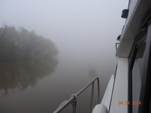 Dense Fog at Alabama Cut off anchorage