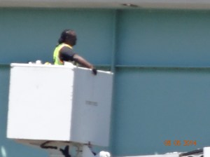 He looks like he having fun though, doesn't he?