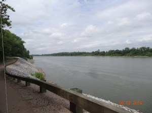 We passed this way on the river on the trip down