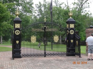 Gates to the Cemetary