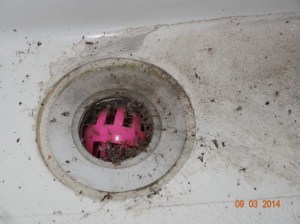 Drain by side door