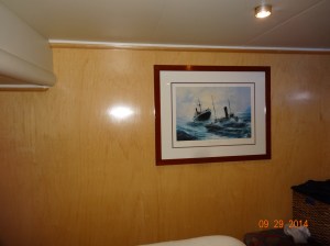 Engine Room Wall in our Bedroom