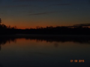 Sunrise at the anchorage