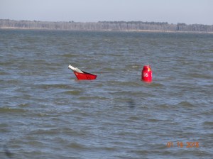 Someone hit the Pile marker