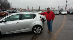 Gary and our cute little rental with the small gas tank
