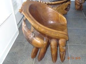 Side view of Crab Chair