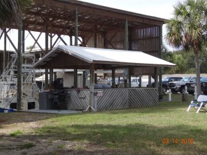 Covered picnic area
