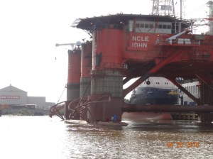 Bunch of anchors on each leg