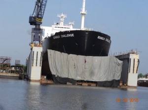 Big Ship in for Repair