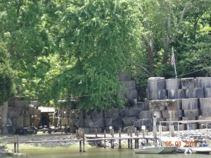Boulder building at park