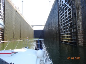 Entering Wilson Lock