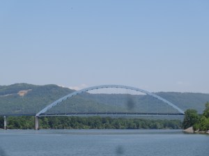 Blue bridge