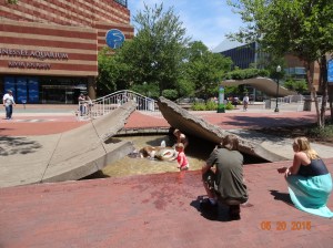 Start of "river" where the scene of the crime took place