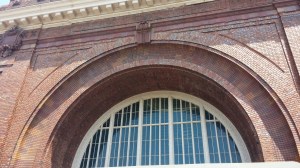 Front window of hotel