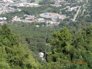 Can you see our van?