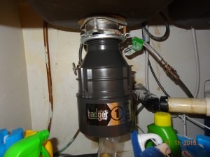 installed a new garbage disposal