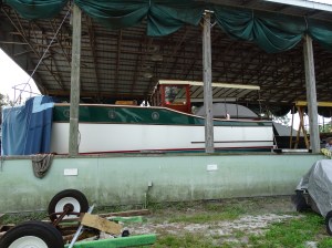 Boat in Shed at Stuart, FL