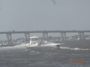 Smooth sailing behind this big boy